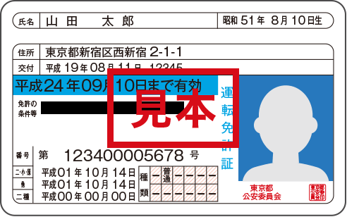 運転免許証のコピー｜ジャパンネット銀行