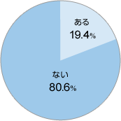 ある19.4% ない80.6%