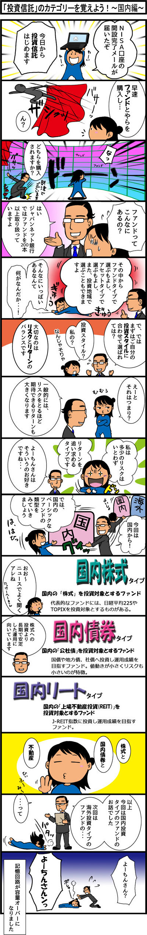第3話 投資信託 のカテゴリーを覚えよう 国内編 Jnb投資信託 ジャパンネット銀行